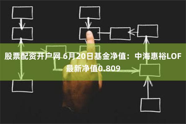 股票配资开户网 6月20日基金净值：中海惠裕LOF最新净值0.809