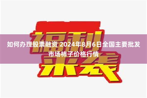 如何办理股票融资 2024年8月6日全国主要批发市场柿子价格行情