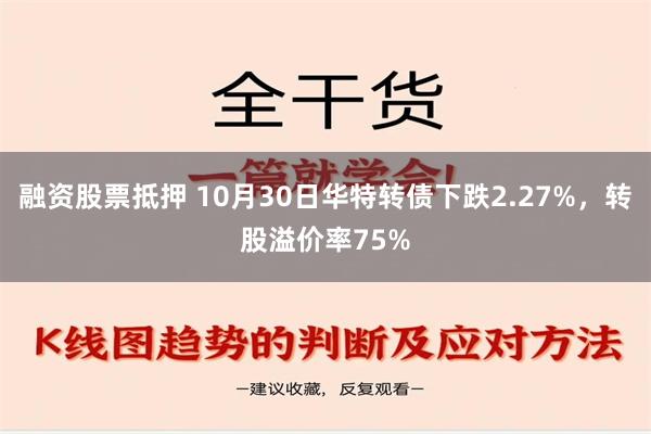 融资股票抵押 10月30日华特转债下跌2.27%，转股溢价率75%