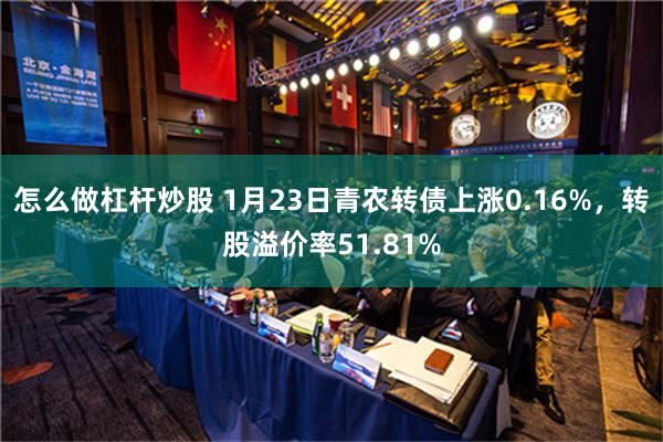 怎么做杠杆炒股 1月23日青农转债上涨0.16%，转股溢价率51.81%